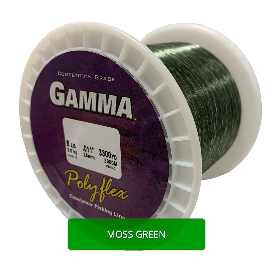 Copolymer - Moss Green Bulk Spool – GammaFishing
